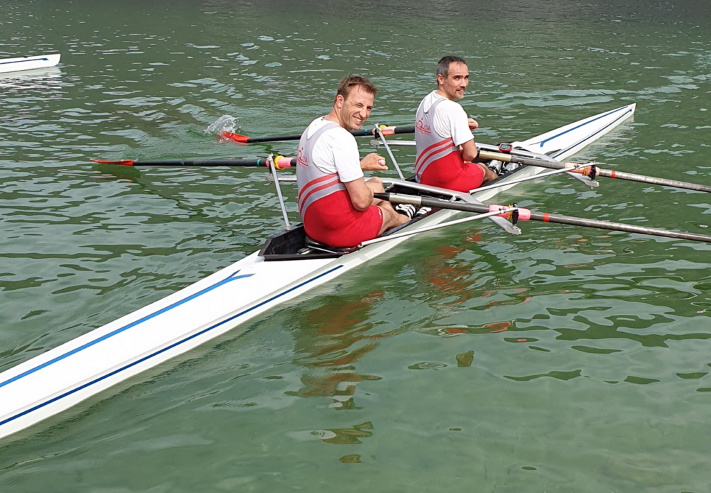 Thomas Picolet et Guillaume Gazel Double senior homme sur 2000 m Aiguebelette